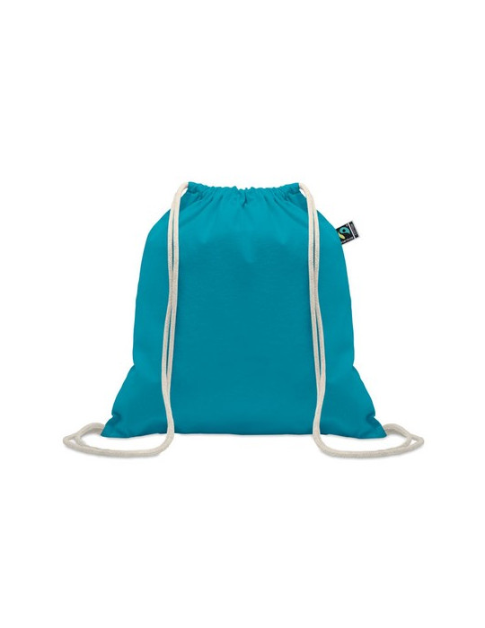 OSOLE DRAW COLOUR Sac à cordon Fairtrade 180gr Couleurs : turquoise