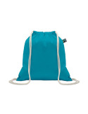 OSOLE DRAW COLOUR Sac à cordon Fairtrade 180gr Couleurs : turquoise