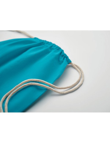 OSOLE DRAW COLOUR Sac à cordon Fairtrade 180gr Couleurs : turquoise livraison express 24h 48h