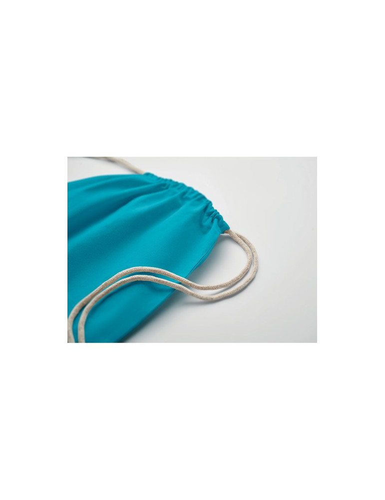 OSOLE DRAW COLOUR Sac à cordon Fairtrade 180gr Couleurs : turquoise livraison express 24h 48h