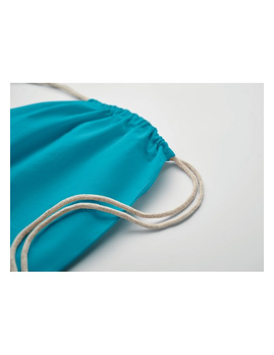 OSOLE DRAW COLOUR Sac à cordon Fairtrade 180gr Couleurs : turquoise livraison express 24h 48h