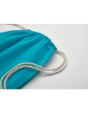 OSOLE DRAW COLOUR Sac à cordon Fairtrade 180gr Couleurs : turquoise livraison express 24h 48h