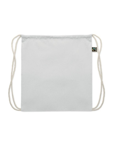OSOLE DRAW COLOUR Sac à cordon Fairtrade 180gr Couleurs : blanc objet promotionnel éco-responsable