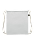 OSOLE DRAW COLOUR Sac à cordon Fairtrade 180gr Couleurs : blanc objet promotionnel éco-responsable