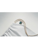 OSOLE DRAW COLOUR Sac à cordon Fairtrade 180gr Couleurs : blanc objet publicitaire robuste
