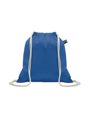 OSOLE DRAW COLOUR Sac à cordon Fairtrade 180gr Couleurs : bleu royal goodies publicitaire événementiel