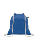 OSOLE DRAW COLOUR Sac à cordon Fairtrade 180gr Couleurs : bleu royal goodies publicitaire événementiel