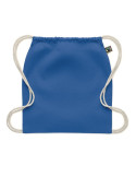 OSOLE DRAW COLOUR Sac à cordon Fairtrade 180gr Couleurs : bleu royal personnalisable avec votre logo