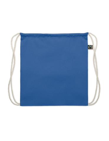 OSOLE DRAW COLOUR Sac à cordon Fairtrade 180gr Couleurs : bleu royal personnalisation rapide en France
