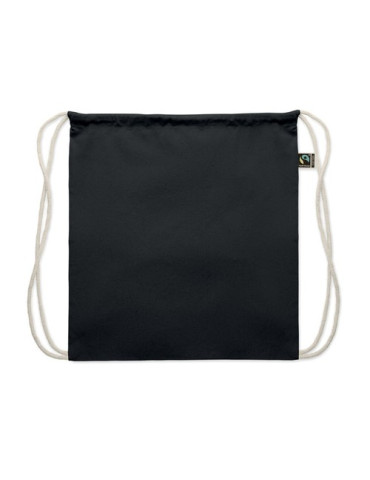 OSOLE DRAW COLOUR Sac à cordon Fairtrade 180gr Couleurs : noir accessoire événementiel unique