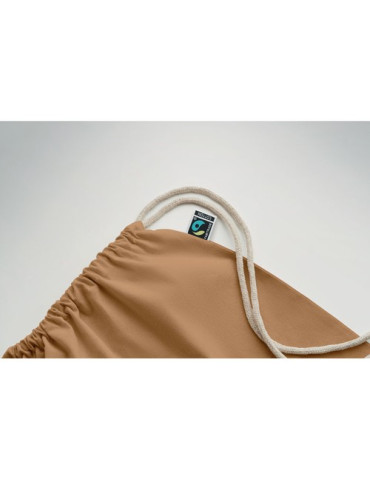 OSOLE DRAW COLOUR Sac à cordon Fairtrade 180gr Couleurs : ivoire personnalisable avec votre logo