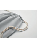 OSOLE DRAW COLOUR Sac à cordon Fairtrade 180gr Couleurs : gris marquage laser ultra précis