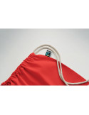OSOLE DRAW COLOUR Sac à cordon Fairtrade 180gr Couleurs : rouge goodies publicitaire événementiel