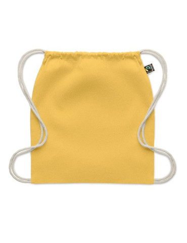 OSOLE DRAW COLOUR Sac à cordon Fairtrade 180gr Couleurs : jaune marquage couleur éclatante