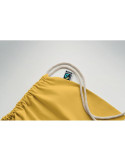 OSOLE DRAW COLOUR Sac à cordon Fairtrade 180gr Couleurs : jaune goodies personnalisé en stock