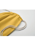 OSOLE DRAW COLOUR Sac à cordon Fairtrade 180gr Couleurs : jaune goodies entreprise design