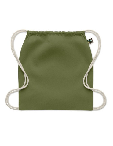 OSOLE DRAW COLOUR Sac à cordon Fairtrade 180gr Couleurs : vert foncé goodies publicitaire durable