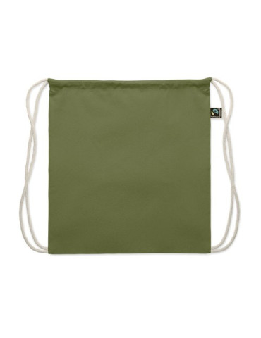 OSOLE DRAW COLOUR Sac à cordon Fairtrade 180gr Couleurs : vert foncé cadeau entreprise pas cher
