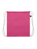 OSOLE DRAW COLOUR Sac à cordon Fairtrade 180gr Couleurs : fuchsia marquage laser ultra précis