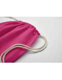 OSOLE DRAW COLOUR Sac à cordon Fairtrade 180gr Couleurs : fuchsia objet publicitaire robuste