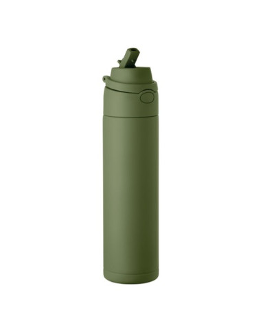 TOIEN TWO Bouteille double paroi 500 ml Couleurs : vert foncé marquage laser ultra précis