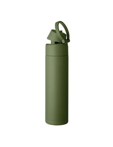 TOIEN TWO Bouteille double paroi 500 ml Couleurs : vert foncé marquage couleur éclatante