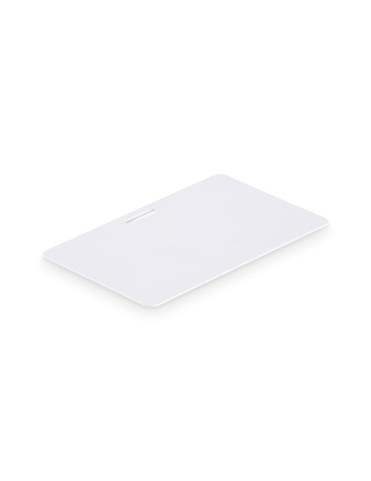 BADSMALL Badge pour lanyard 54 x 86 mm Couleurs : blanc personnalisable avec votre logo