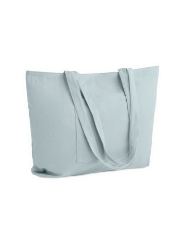 CORDY G Grand sac shopping en velours Couleurs : bleu bébé marquage laser ultra précis