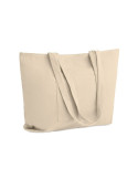 CORDY G Grand sac shopping en velours Couleurs : beige cadeau entreprise pas cher