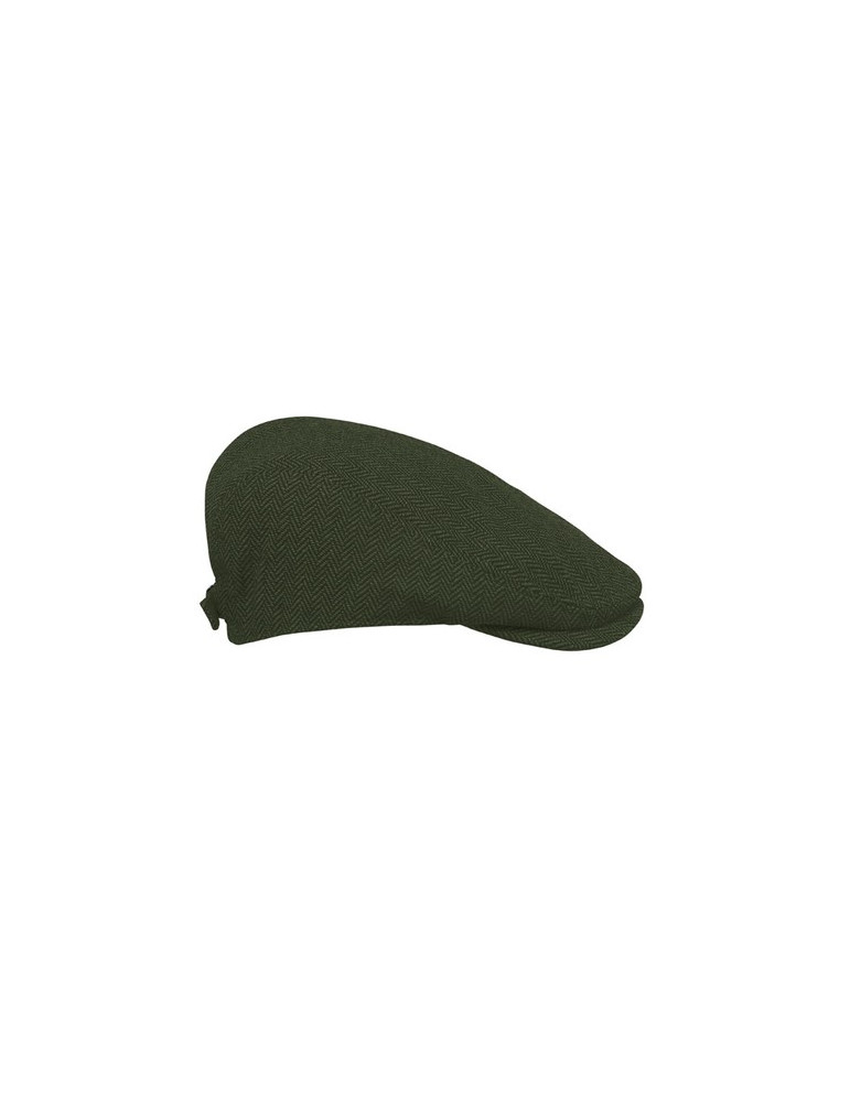 BLIND PEAK Casquette Newsboy 335 gr/m² Couleurs : vert foncé objet promotionnel éco-responsable