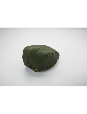 BLIND PEAK Casquette Newsboy 335 gr/m² Couleurs : vert foncé impression logo haute qualité