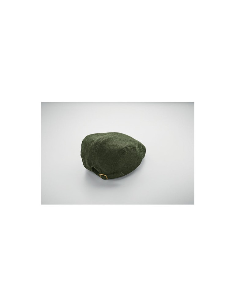 BLIND PEAK Casquette Newsboy 335 gr/m² Couleurs : vert foncé impression logo haute qualité