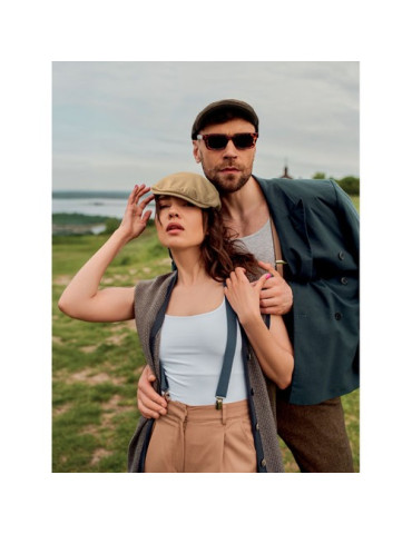 BLIND PEAK Casquette Newsboy 335 gr/m² Couleurs : kaki goodies publicitaire événementiel