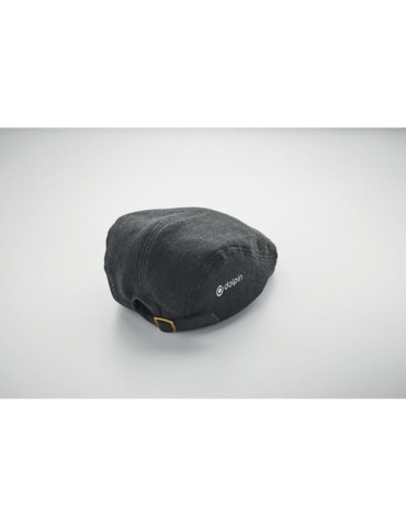 BLIND PEAK Casquette Newsboy 335 gr/m² Couleurs : noir goodies publicitaire durable