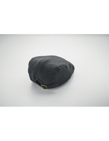 BLIND PEAK Casquette Newsboy 335 gr/m² Couleurs : noir impression haute définition