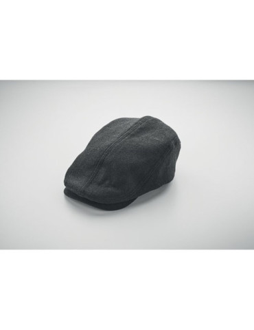 BLIND PEAK Casquette Newsboy 335 gr/m² Couleurs : noir marquage laser ultra précis