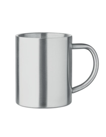 UTIL Mug en acier inox recyclé Couleurs : argenté mat