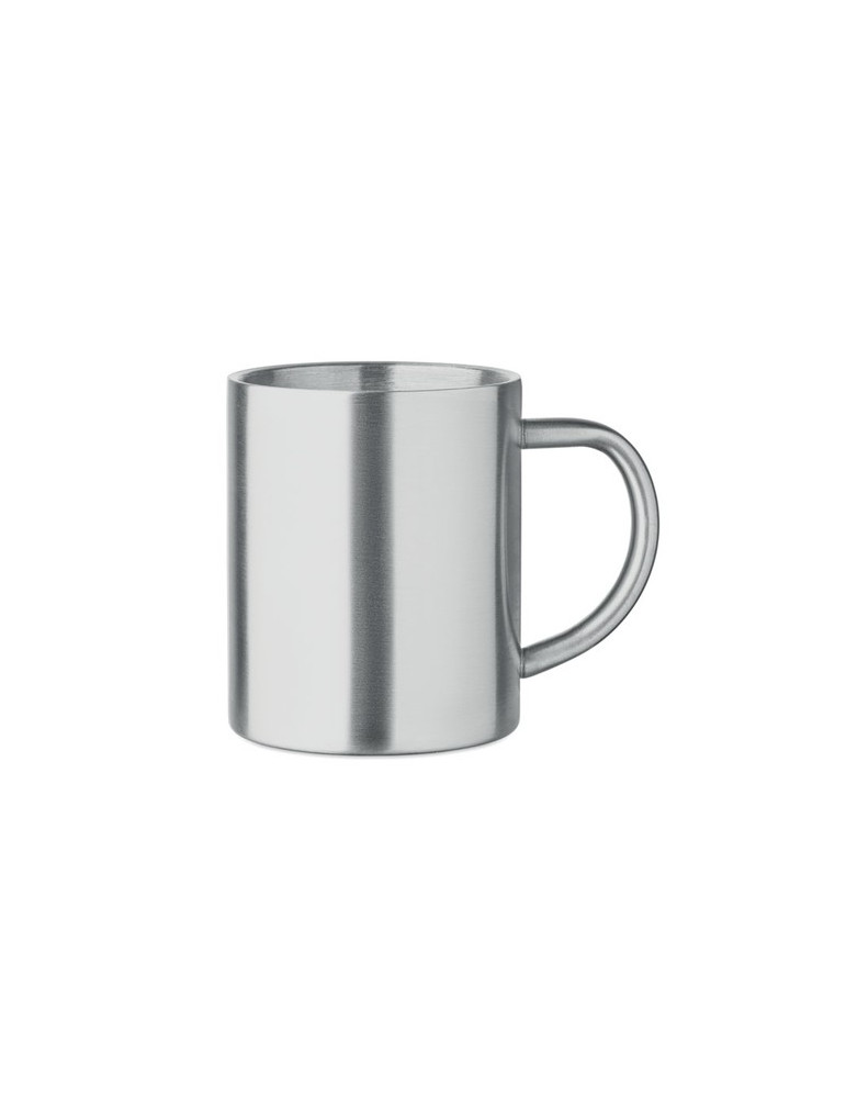 UTIL Mug en acier inox recyclé Couleurs : argenté mat