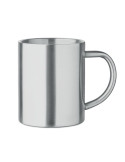 UTIL Mug en acier inox recyclé Couleurs : argenté mat