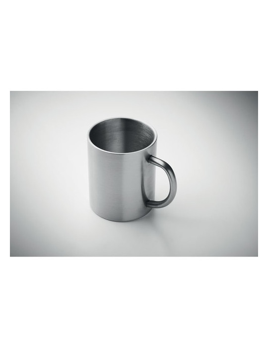 UTIL Mug en acier inox recyclé Couleurs : argenté mat goodies publicitaire événementiel