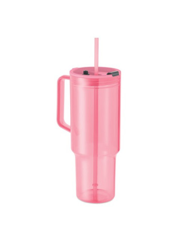 MUGORA Gobelet RPET 1200ml Couleurs : rose transparent