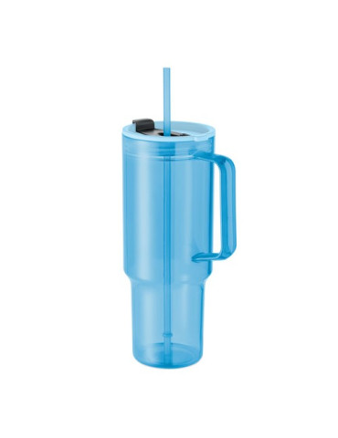 MUGORA Gobelet RPET 1200ml Couleurs : bleu clair transparent livraison express 24h 48h