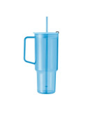 MUGORA Gobelet RPET 1200ml Couleurs : bleu clair transparent accessoire événementiel unique