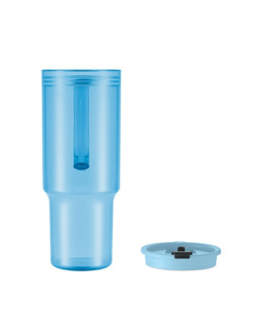 MUGORA Gobelet RPET 1200ml Couleurs : bleu clair transparent personnalisation sur mesure
