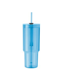 MUGORA Gobelet RPET 1200ml Couleurs : bleu clair transparent personnalisable avec votre logo