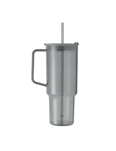 MUGORA Gobelet RPET 1200ml Couleurs : gris transparent goodies entreprise design