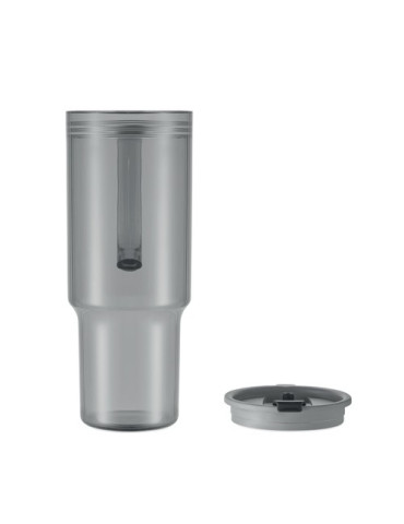 MUGORA Gobelet RPET 1200ml Couleurs : gris transparent goodies personnalisé en stock