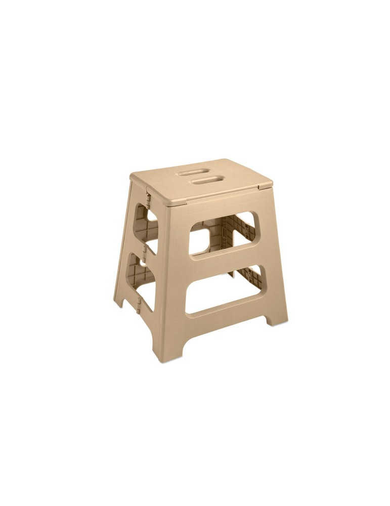 JAK Tabouret portable et pliable Couleurs : beige
