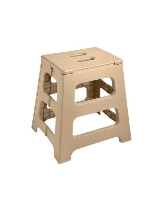 JAK Tabouret portable et pliable Couleurs : beige