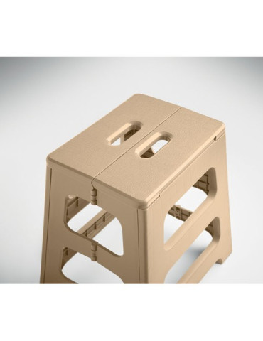 JAK Tabouret portable et pliable Couleurs : beige accessoire événementiel unique